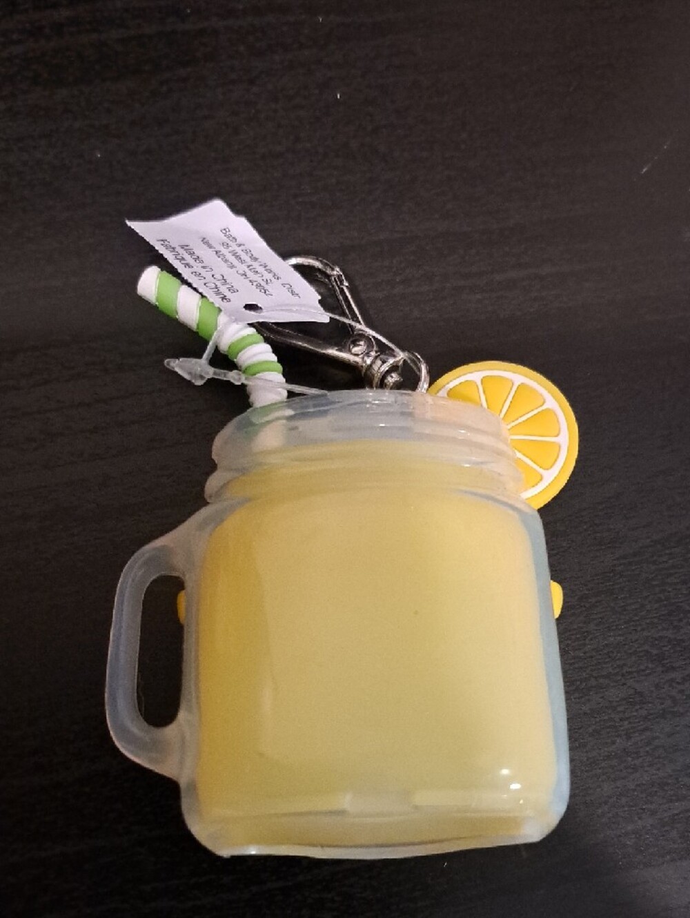 Bath & Body Works Lemonade Mason Jar Pocketbac Holder with Sunglasses - Yellow - Picture 2 of 2